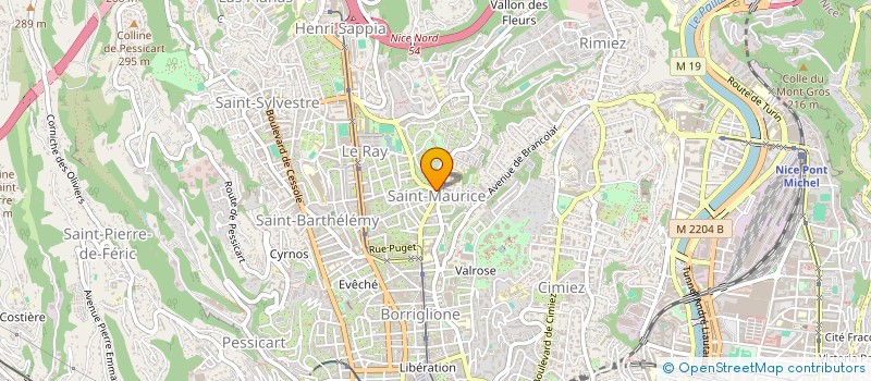 localisation de l'entreprise CHIRURGIEN-DENTISTE MINOYAN CHARLES  NICE