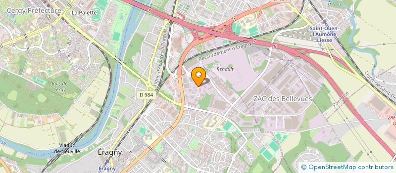 localisation de l'entreprise CHIRURGIENS-DENTISTES DU DOCTEUR AUDREY CHICHE  ERAGNY