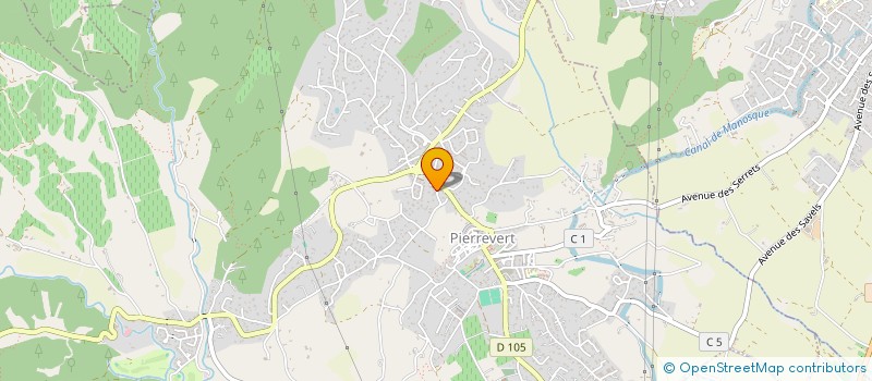 localisation de l'entreprise CHIRURGIENS DENTISTES PIERREVERT à PIERREVERT