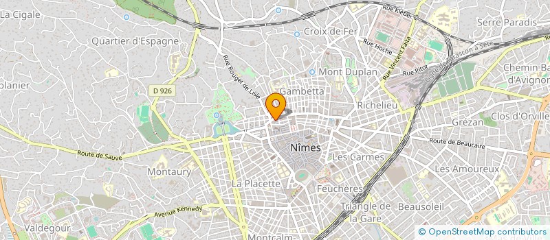 localisation de l'entreprise CHISA  NIMES