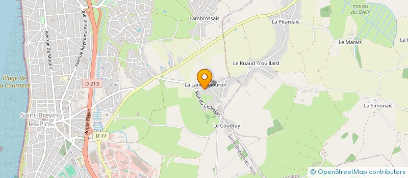 localisation de l'entreprise CHISAM à SAINT-BREVIN-LES-PINS