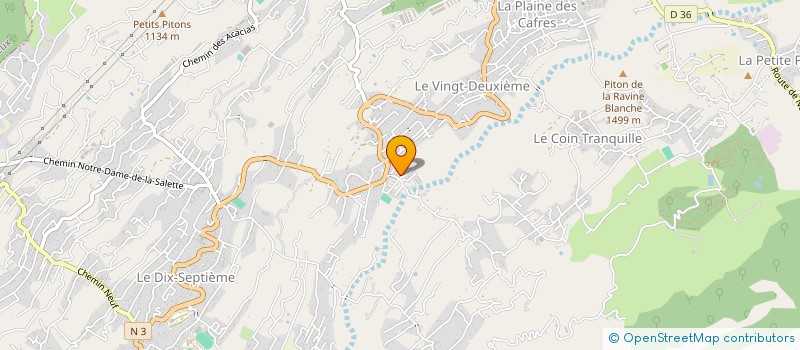 localisation de l'entreprise CHISPA  LE TAMPON