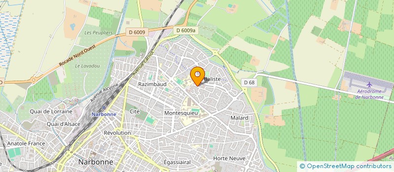 localisation de l'entreprise CHISPA FLAMENCA  NARBONNE