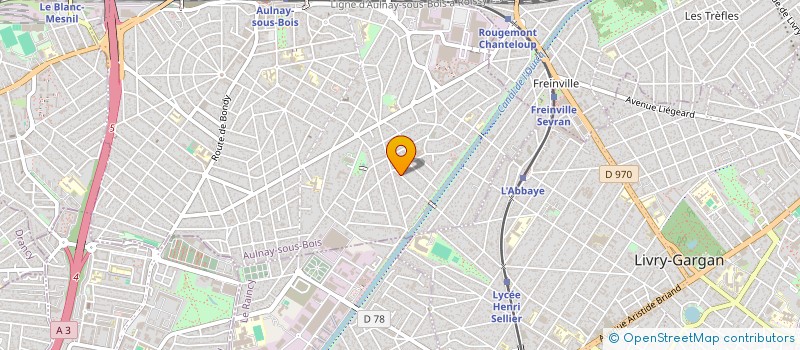 localisation de l'entreprise CHISSAY RENOVATION à AULNAY-SOUS-BOIS