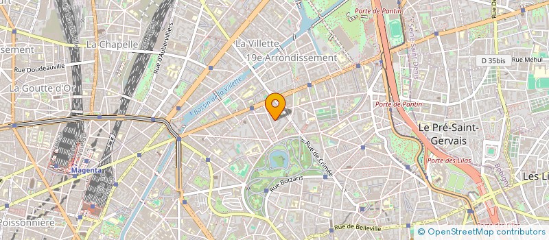 localisation de l'entreprise CHISTERA  PARIS