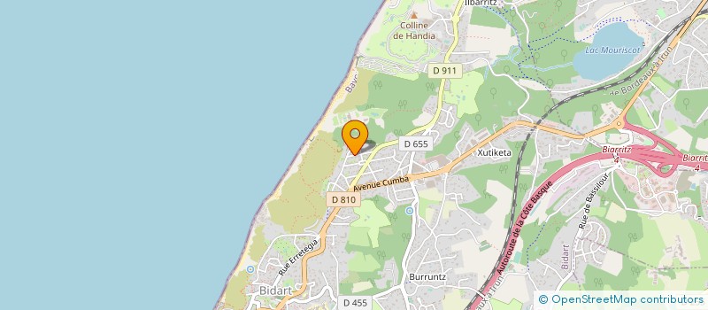 localisation de l'entreprise CHISTERA à BIDART
