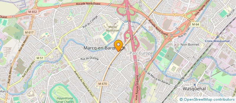 localisation de l'entreprise CHISWICK à MARCQ-EN-BARŒUL