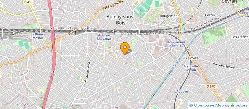 localisation de l'entreprise CHIU GUYCHARD à AULNAY-SOUS-BOIS