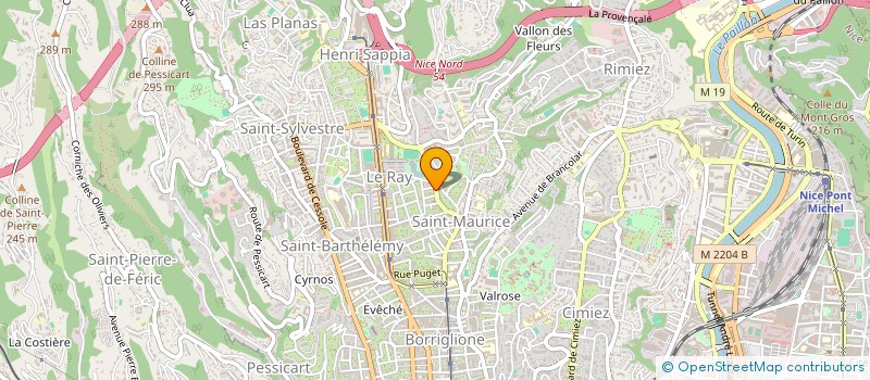 localisation de l'entreprise CHIVAS à NICE