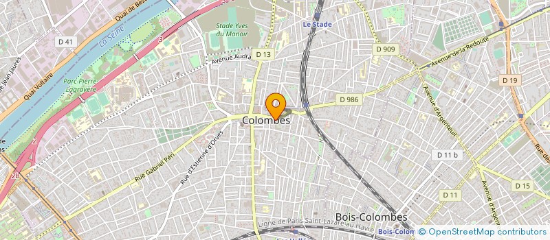 localisation de l'entreprise CHIVASANGARA SUPERMARCHE à COLOMBES