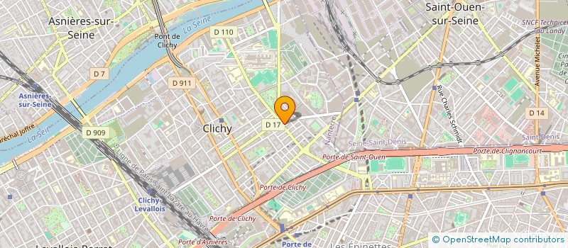 localisation de l'entreprise CHIVERS HOLDING à CLICHY
