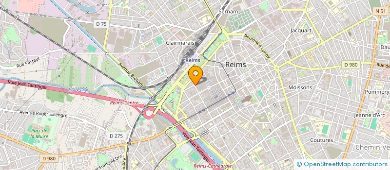 localisation de l'entreprise CHIVOT CONSTRUCTION  REIMS