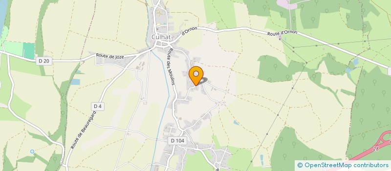 localisation de l'entreprise CHIWOY  CULHAT