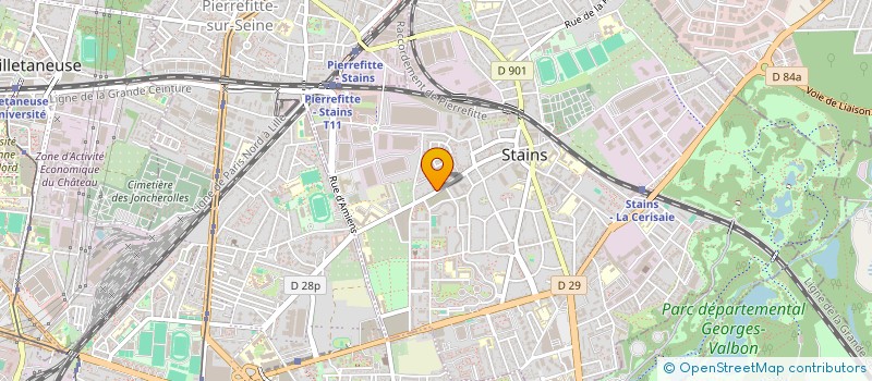 localisation de l'entreprise CHIXEE  STAINS