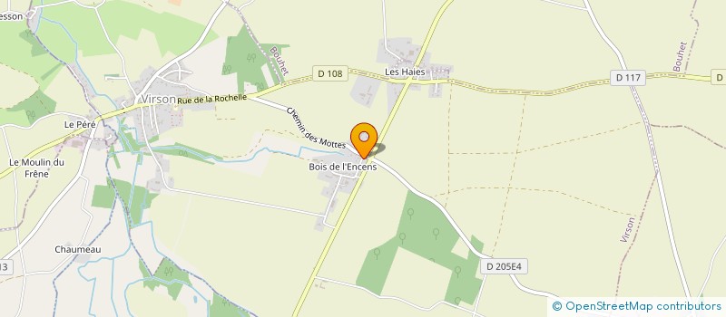 localisation de l'entreprise CHIZELLE  VIRSON