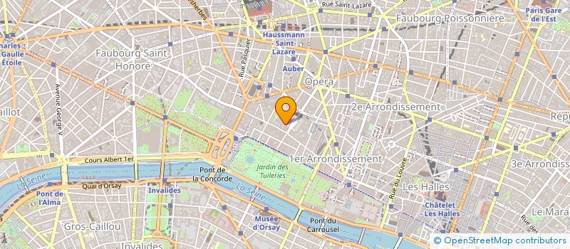 localisation de l'entreprise CHJ CREATION HAUTE JOAILLERIE à PARIS