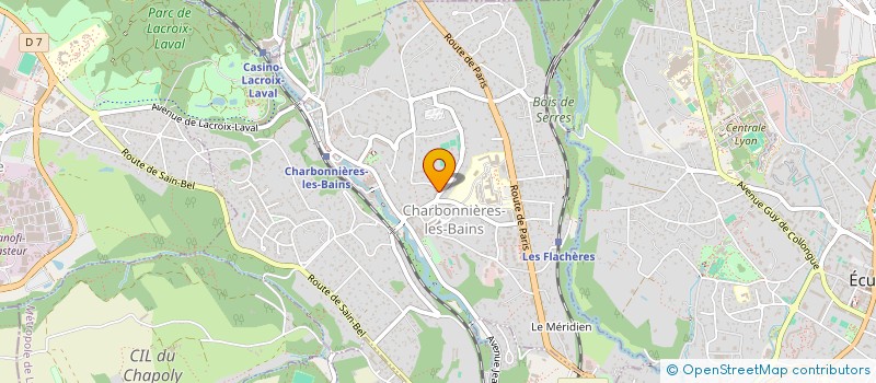 localisation de l'entreprise CHJA CONSULTING  CHARBONNIERES-LES-BAINS