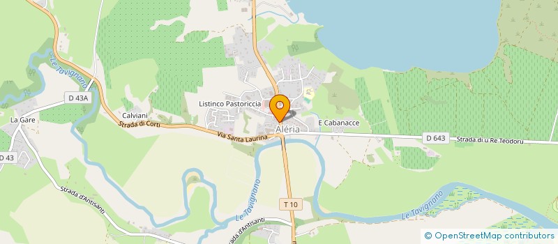 localisation de l'entreprise CHJARA DI LUNA à ALERIA