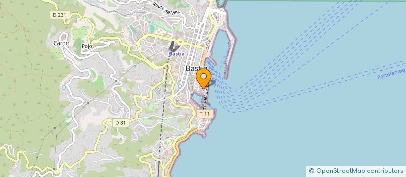 localisation de l'entreprise CHJARA STELLA à BASTIA