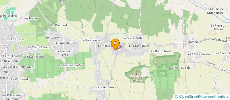 localisation de l'entreprise CHJB IMMO  CHINON