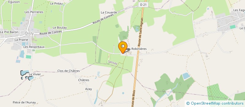 localisation de l'entreprise CHJK  SASSAY