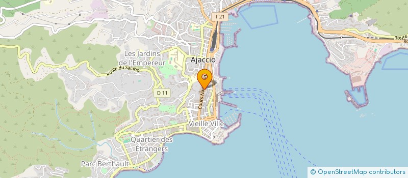 localisation de l'entreprise CHJOCCA à AJACCIO