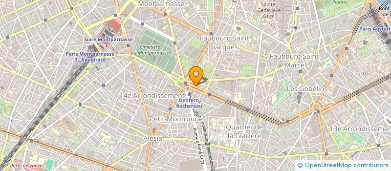 localisation de l'entreprise CHKA 54 BOULEVARD SAINT JACQUES  PARIS