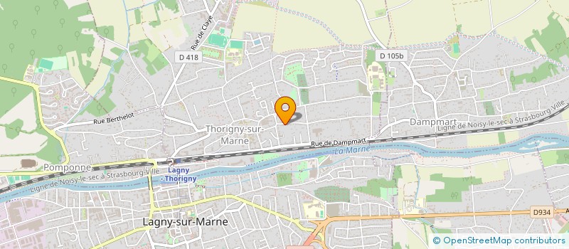 localisation de l'entreprise CHKOIDRA GROUPE  THORIGNY-SUR-MARNE