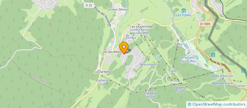 localisation de l'entreprise CHL  PREMANON