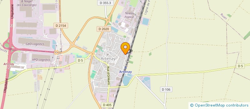 localisation de l'entreprise CHL CONCIERGERIE LIKE HOME à ARTENAY