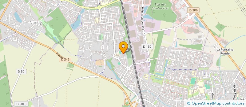 localisation de l'entreprise CHL CONSEIL  SAVIGNY-LE-TEMPLE