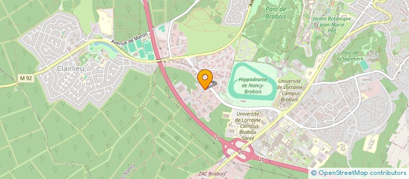 localisation de l'entreprise CHL FACADE  VANDUVRE-LES-NANCY