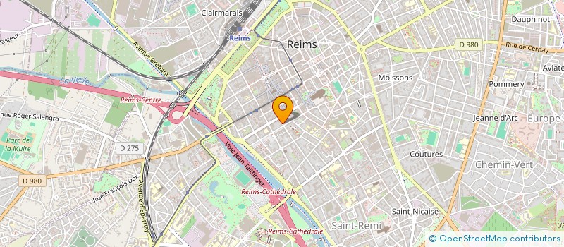 localisation de l'entreprise CHL FINANCE & CONSEIL  REIMS