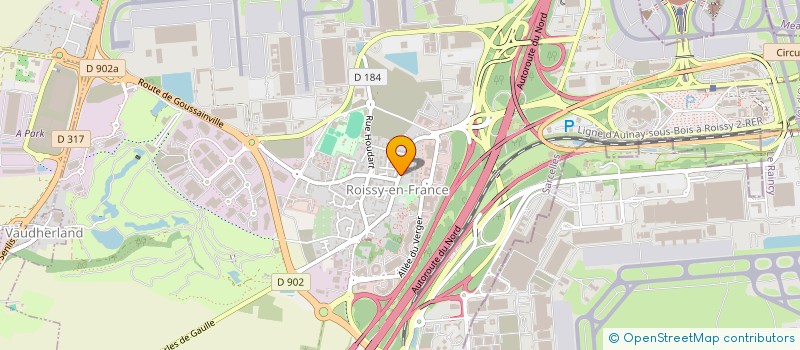 localisation de l'entreprise CHL FRANCE INTERNATIONAL  ROISSY-EN-FRANCE