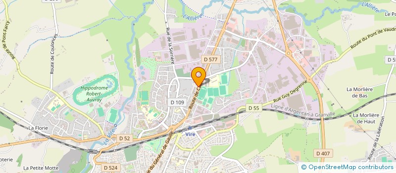 localisation de l'entreprise CHL HOLDING  VIRE NORMANDIE