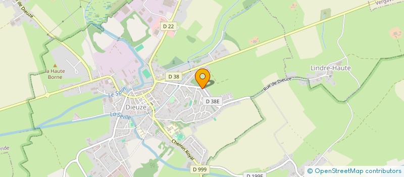 localisation de l'entreprise CHL PROPRIETES à DIEUZE