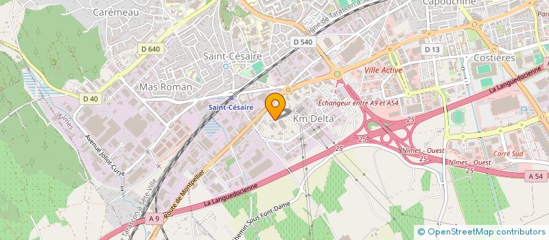 localisation de l'entreprise CHL SAP à NIMES