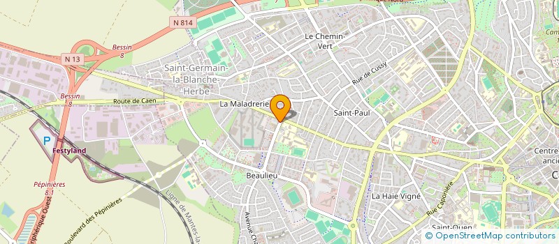 localisation de l'entreprise CHL TAXI à CAEN