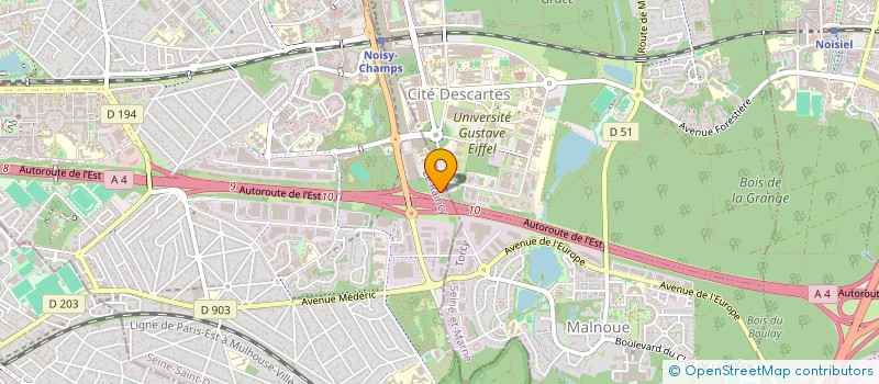 localisation de l'entreprise CHL TRANSPORTS à CHAMPS-SUR-MARNE