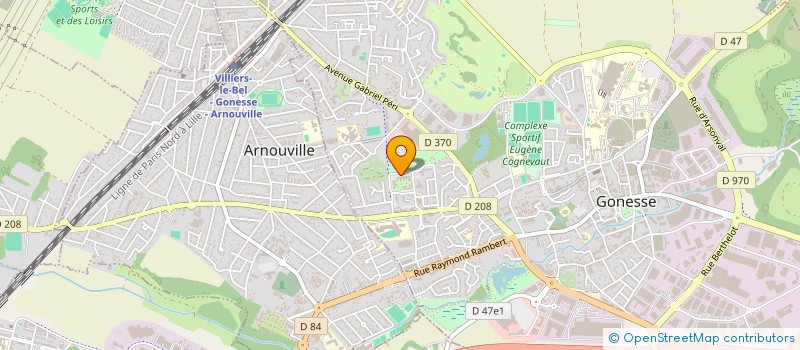 localisation de l'entreprise CHL TRAVAUX ET SERVICES à GONESSE