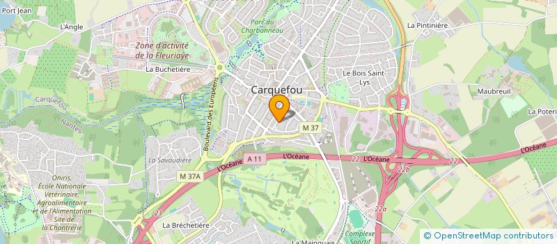 localisation de l'entreprise CHLA  CARQUEFOU