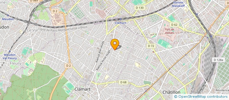 localisation de l'entreprise CHLEA à CLAMART