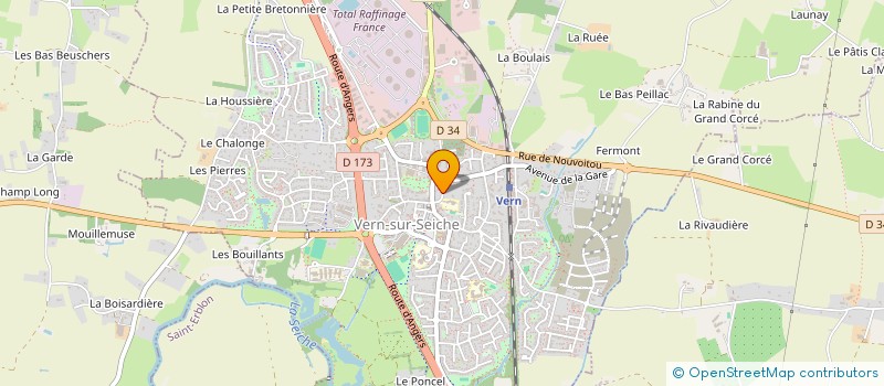 localisation de l'entreprise CHLEONA  VERN-SUR-SEICHE