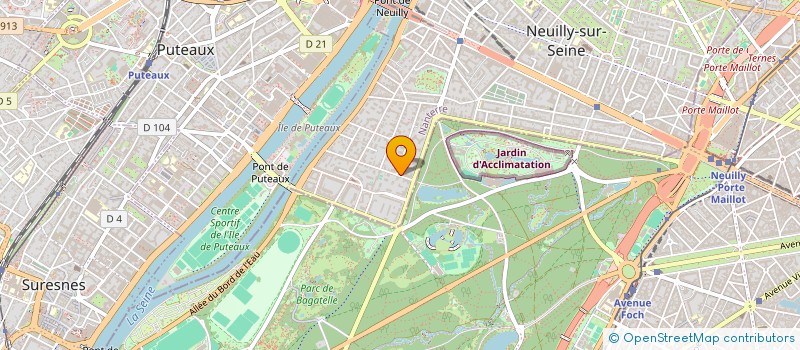 localisation de l'entreprise CHLM HOLDING à NEUILLY-SUR-SEINE