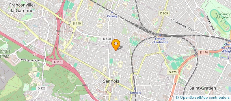 localisation de l'entreprise CHLO MARINE  SANNOIS