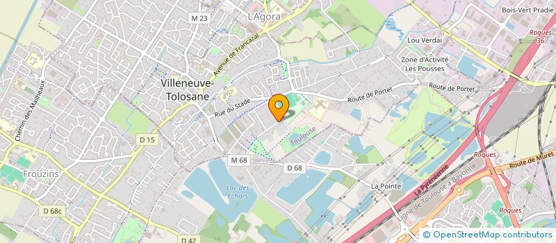 localisation de l'entreprise CHLOBE à VILLENEUVE-TOLOSANE