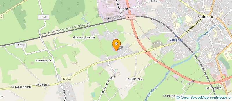 localisation de l'entreprise CHLOCHACHOU  YVETOT-BOCAGE