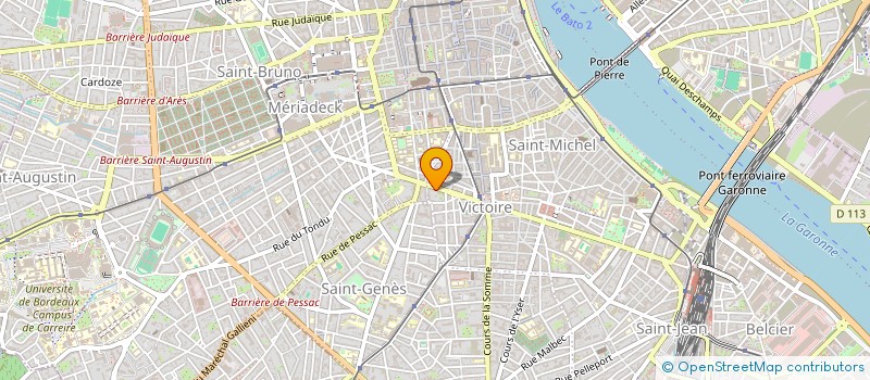 localisation de l'entreprise CHLOCHETTE  BORDEAUX