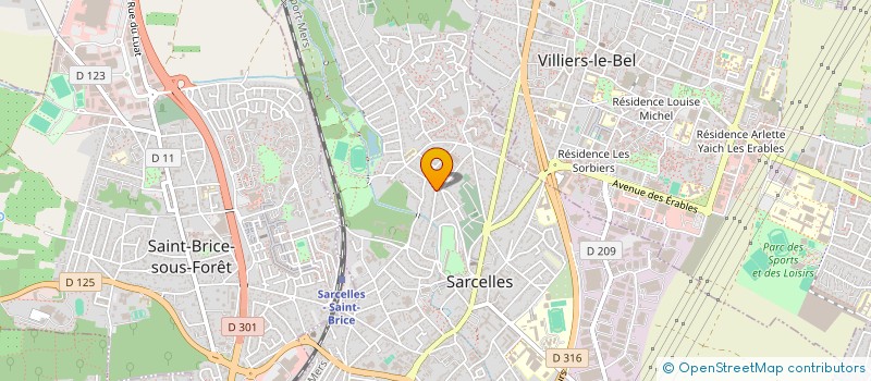 localisation de l'entreprise CHLOE  SARCELLES