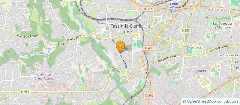 localisation de l'entreprise CHLOE  TASSIN-LA-DEMI-LUNE